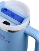 Stanley Quencher H2.O FlowState™ Tumbler pahar din oțel inoxidabil cu pai medium Blue Sky 1 buc
