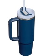 Stanley Quencher H2.O FlowState™ Tumbler pahar din oțel inoxidabil cu pai medium dark navy 1 buc