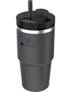 Stanley Quencher H2.O FlowState™ Tumbler pahar din oțel inoxidabil cu pai mic Black 2.0 1 buc