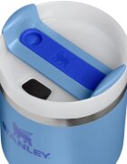 Stanley Quencher H2.O FlowState™ Tumbler pahar din oțel inoxidabil cu pai mic Blue Sky 1 buc