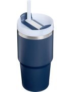 Stanley Quencher H2.O FlowState™ Tumbler pahar din oțel inoxidabil cu pai mic dark navy 1 buc