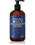 Steve's No Bull***t Balls and Body Wash Gel de duș energizant 500 ml