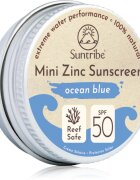Suntribe Mini Zinc Sunscreen crema de fata cu minerale pentru protectie SPF 50 Ocean Blue 15 g