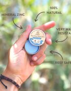 Suntribe Mini Zinc Sunscreen crema de fata cu minerale pentru protectie SPF 50 Ocean Blue 15 g