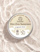 Suntribe Mini Zinc Sunscreen crema de fata cu minerale pentru protectie SPF 50 Original White 15 g