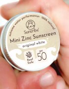 Suntribe Mini Zinc Sunscreen crema de fata cu minerale pentru protectie SPF 50 Original White 15 g