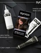Syoss Color Metallic Collection Culoare permanenta pentru par culoare 3-89 Bronze Coffee 1 buc