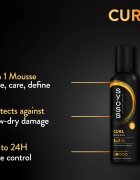 Syoss Curl Mousse spuma pentru o fixare naturala 250 ml