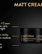 Syoss Matt Cream pasta pentru styling mata pentru fixare și formă 100 ml