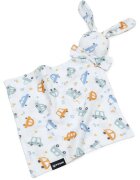 T-Tomi BIO Muslin Cuddle Cloth jucărie de adormit Traffic 1 buc