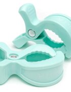 T-Tomi Clip clips pentru cărucior Pastel mint 2 buc