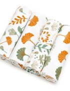 T-Tomi Cloth Diapers Ginkgo Leafs scutece textile 76x76 cm 4 buc