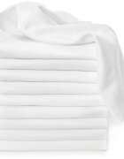 T-Tomi TETRA Cloth Diapers HIGH QUALITY White scutece textile White 70x70 cm 10 buc