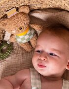 Taf Toys Activity Toy Brendon the Bear jucărie suspendabilă contrastantă pentru dentiție 1 buc