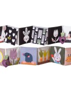 Taf Toys Pram Book Urban Garden carte educativă contrastantă 1 buc