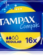 Tampax Compak Regular tampoane cu aplicator 16 buc