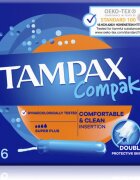 Tampax Compak Super Plus tampoane cu aplicator 16 buc