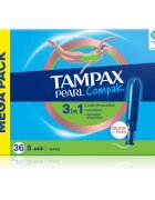 Tampax Pearl Compak Super tampoane cu aplicator 36 buc
