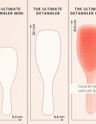 Tangle Teezer Large Ultimate Detangler Peachy Glow perie de par 1 buc