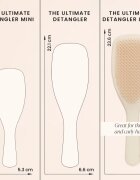 Tangle Teezer Large Ultimate Detangler Vanilla perie par tip paleta pe părul umed Vanilla 1 buc