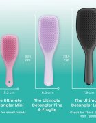Tangle Teezer The Ultimate Detangler Fine & Fragile perie de tip paletă pentru par fragil Hypnotic Heather 1 buc