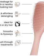 Tangle Teezer The Ultimate Detangler perie pe părul umed Summer Rose 1 buc