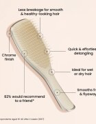 Tangle Teezer Ultimate Detangler Chrome perie de tip paletă pentru păr drept și ondulat Neo Gold 1 buc