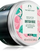 The Body Shop British Rose Body Butter unt pentru corp cu aromă de trandafiri 400 ml