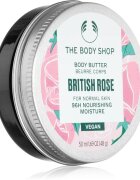 The Body Shop British Rose Body Butter unt pentru corp cu aromă de trandafiri 50 ml