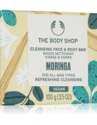 The Body Shop Moringa Cleansing Bar săpun solid pentru fata si corp 100 g