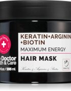 The Doctor Keratin + Arginine + Biotin Maximum Energy masca cu keratina pentru păr 295 ml