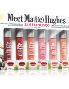 theBalm Meet Matt(e) Hughes Mini Kit San Francisco set de rujuri lichide pentru un efect de lunga durata 6 buc