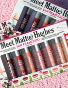theBalm Meet Matt(e) Hughes Mini Kit San Francisco set de rujuri lichide pentru un efect de lunga durata 6 buc
