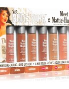 theBalm Meet Matt(e) Hughes X Ms. Nude York set de rujuri lichide cu efect matifiant