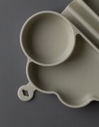 Tommee Tippee EasiStick™ Silicone Foldable Plate caserolă de mâncare 4m+ Green 1 buc