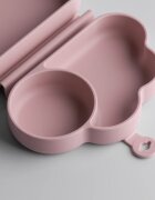 Tommee Tippee EasiStick™ Silicone Foldable Plate caserolă de mâncare 4m+ Pink 1 buc