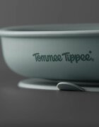Tommee Tippee EasiStick™ Silicone Weaning Plate farfurie cu ventuză 4m+ Green 1 buc