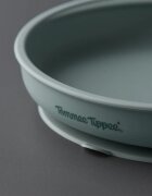 Tommee Tippee EasiStick™ Silicone Weaning Plate farfurie cu ventuză 4m+ Green 1 buc