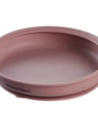 Tommee Tippee EasiStick™ Silicone Weaning Plate farfurie cu ventuză 4m+ Pink 1 buc