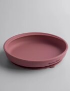 Tommee Tippee EasiStick™ Silicone Weaning Plate farfurie cu ventuză 4m+ Pink 1 buc