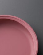 Tommee Tippee EasiStick™ Silicone Weaning Plate farfurie cu ventuză 4m+ Pink 1 buc