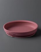 Tommee Tippee EasiStick™ Silicone Weaning Plate farfurie cu ventuză 4m+ Pink 1 buc