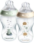 Tommee Tippee Natural Start Anti-Colic biberon auto-sterilizant Nature Medium Flow 3 m+ 2x340 ml