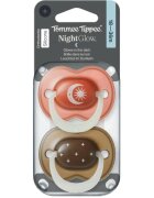 Tommee Tippee NightGlow Soother 18-36m suzetă Boy 2 buc