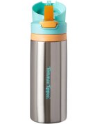 Tommee Tippee On The Go sticlă termos din oțel inoxidabil cu suzetă din silicon 24m+ 500 ml