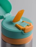 Tommee Tippee On The Go sticlă termos din oțel inoxidabil cu suzetă din silicon 24m+ 500 ml