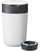Tommee Tippee Twist & Click White coș pentru scutece + casetă pentru coș 1 buc