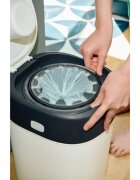 Tommee Tippee Twist & Click White coș pentru scutece + casetă pentru coș 1 buc