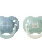 Tommee Tippee Ultimate Fit 0-6m suzetă Boy 2 buc