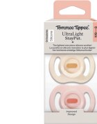 Tommee Tippee Ultra Light Stay Put 0-6 m suzetă Girl 2 buc